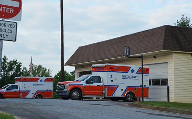 The contract for White County’s advanced life support ambulance service, managed through Northeast Georgia Health System, increased by $250,000 in the new fiscal year. (Photo/Linda Erbele)