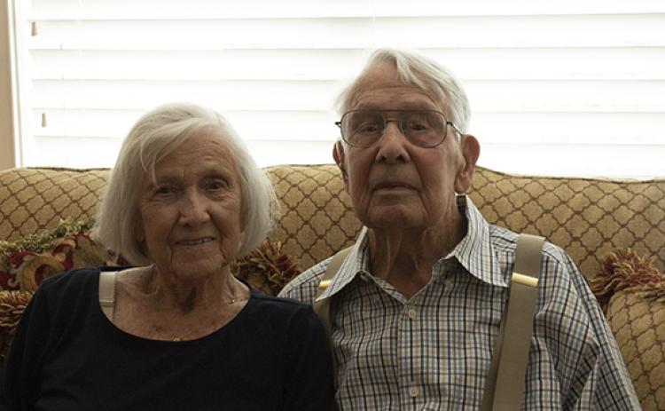 Hoyt and Imogene Autry in their home in Cleveland. (Photo/Noah Johnson)