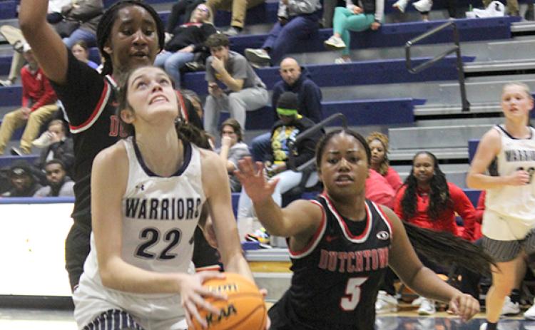 Kylie Watkins, above, and the Lady Warriors are 8-0 heading into the region opener. (Photo/Mark Turner)