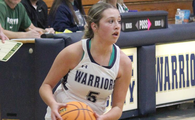 Emma Lightsey had 13 points and three 3-pointers in the region game. (Photo/Mark Turner)