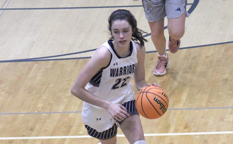 Kylie Watkins, above, was one of three players along with Emma Lightsey and Aubrey Free, to make the All-Tournament team at the Florida event. (Photo/Eli Shoemake)