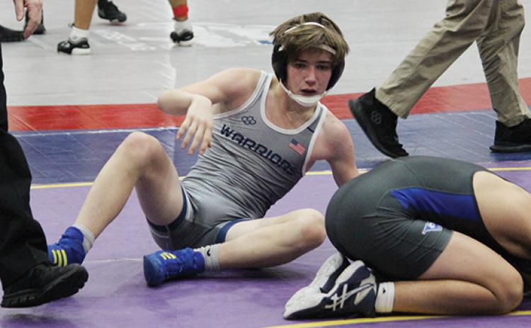Aiden Pickett went 4-2 in the 120-pound division at the Hook' Em Clash. (Photo/Mark Turner)