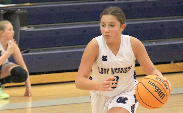 Ansleigh Vandiver and the Lady Warriors took on Fannin County in the semifinals Wednesday in Cleveland.