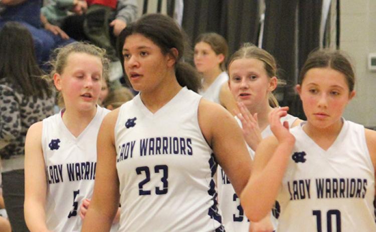 Naomi Nicely had a team-high 11 points in the team's semifinal win over Fannin County.