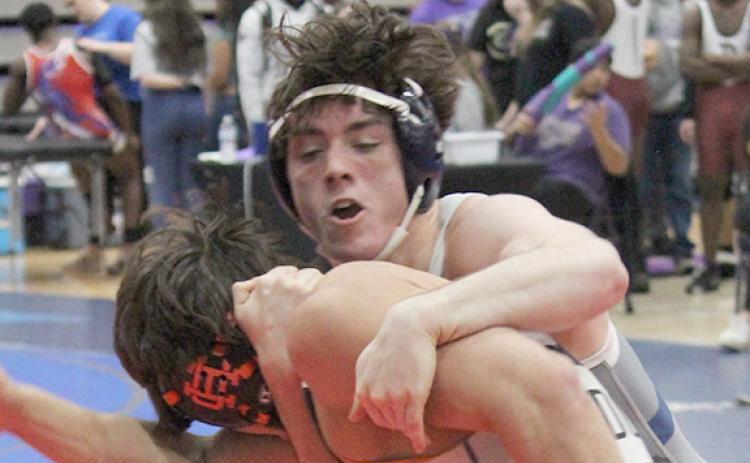 White County High School's Christian Keheley won the 157-pound title last weekend at the Class AAA State Sectional in Dahlonega. (Photo/Mark Turner)