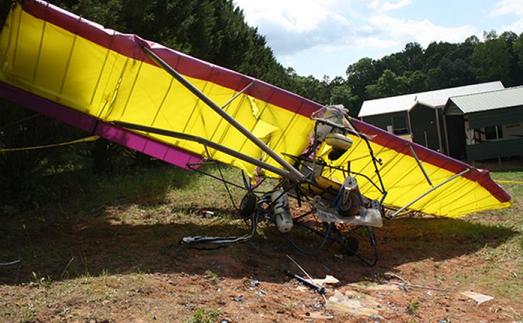 The aircraft involved in the crash was a Quicksilver Sport 2S aircraft, a type of open-air glider. (Photo/Eric Tiongson)