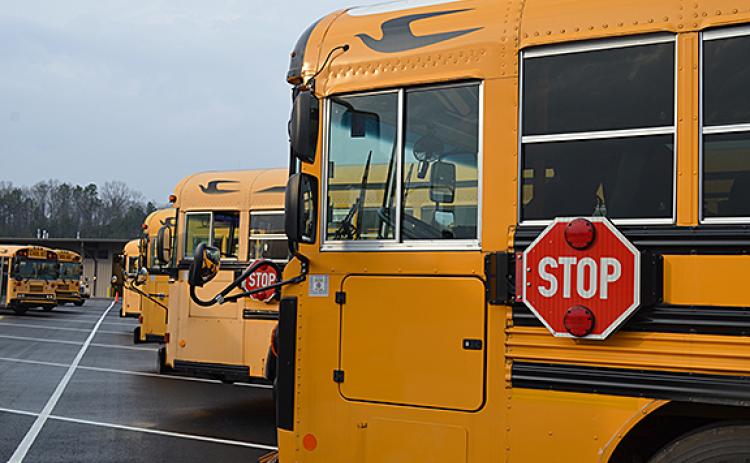 Two new buses will be joining White County Schools' fleet. (file photo)