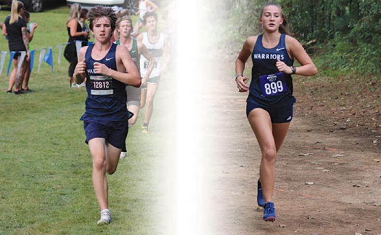 Adien Pickett put in more than 500 miles of training this summer to prepare for the season. Emma Windham posted a Top 10 finish last year at the Class AAA state meet. (Photos/Mark Turner)