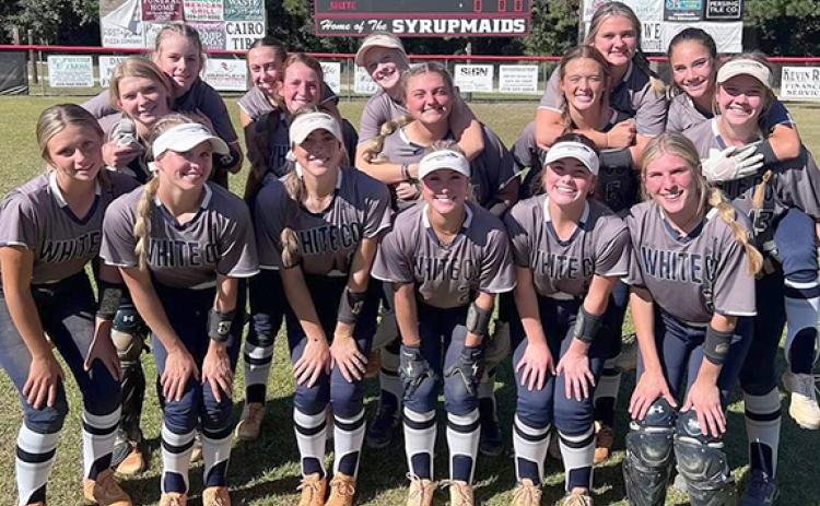 The Lady Warriors' softball team posted a first round sweep of Cairo last week in the opening round of the Class AAA state tournament. (Photo/WCHS Athletics)