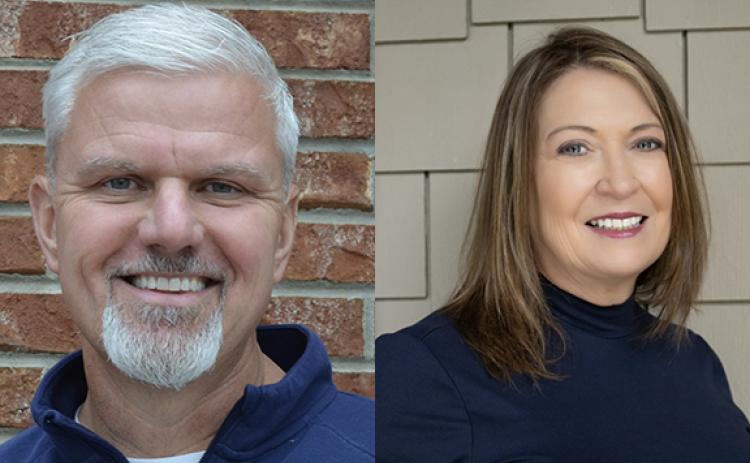 Jon Estes and Shelly McDonald are candidates for the District 1 White County Board of Education seat.