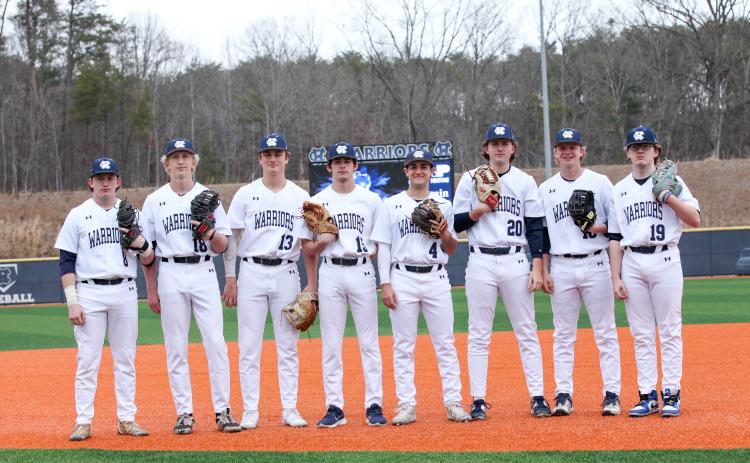 The White County High School baseball seniors