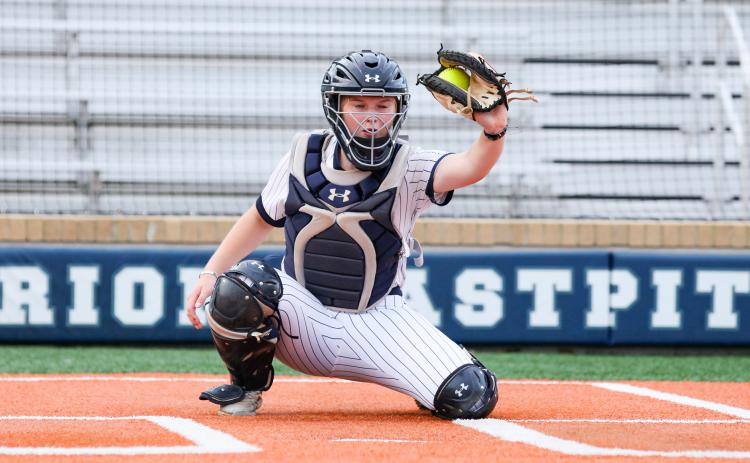 Senior catcher Cierra Bailey had a pair of hits and drove in a run against North Hall.