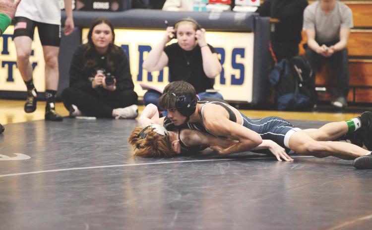 Hunter Smith has posted back-to-back state runner-up performances at the Class AAA state tournament and is ranked No. 1 in his weight division to start the season. MARK TURNER/WCN