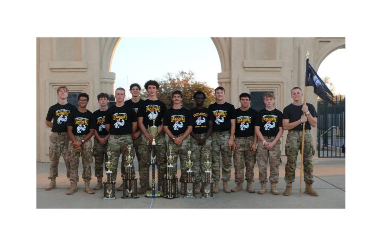 The White County High School JROTC Raider team.