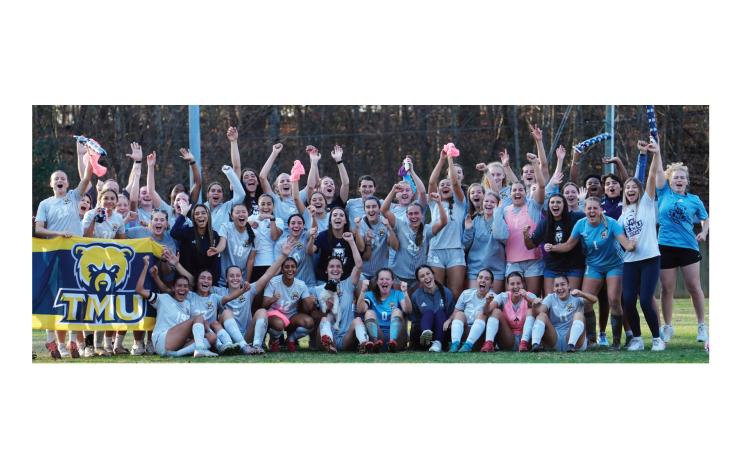 The TMU women's soccer team has a lot to celebrate after earning the program's first-ever spot in the NAIA quarterfinals. The Lady Bears will try to conintue the magical post-season run this afternoon against Embry-Riddle. TMU ATHLETICS/PECIAL.