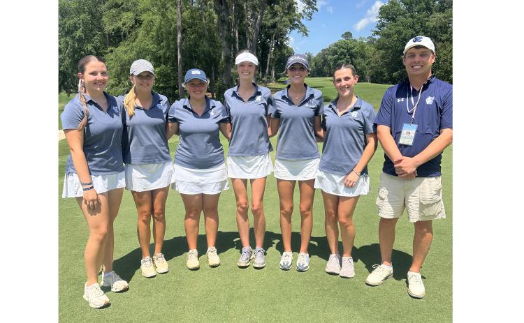 The White County High School girl's golf team.