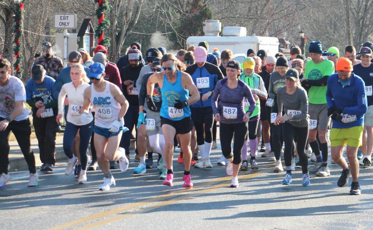 Over 225 people participated in the 47th annual Habitat for Humanity of Northeast Georgia Hogpen Hill Climb 18K and Georgia Mountain Coaster 5K. CARLY HENDERSON/WCN