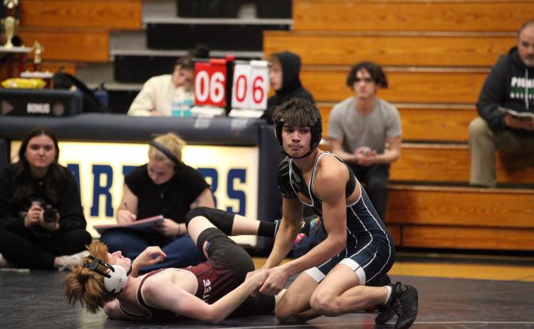 Hunter Smith, a 2025 state runner-up, will be a key part of the Warriors' lineup as they chase the Region 6-AAA title Saturday in Cleveland. JENNIFER KING/SPECIAL