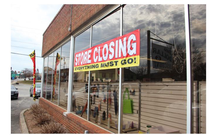 Deb’s Dollar & Discount is shown ahead of its closure later this spring. The store has been in business for more than 18 years. CARLY HENDERSON/WCN