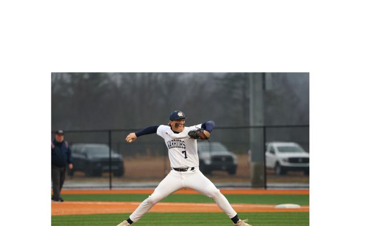 Alex Freeman pitched a complete game in the win over the Trojans, allowing only five hits while striking out 10. JENNIFER KNIGHT/SPECIAL
