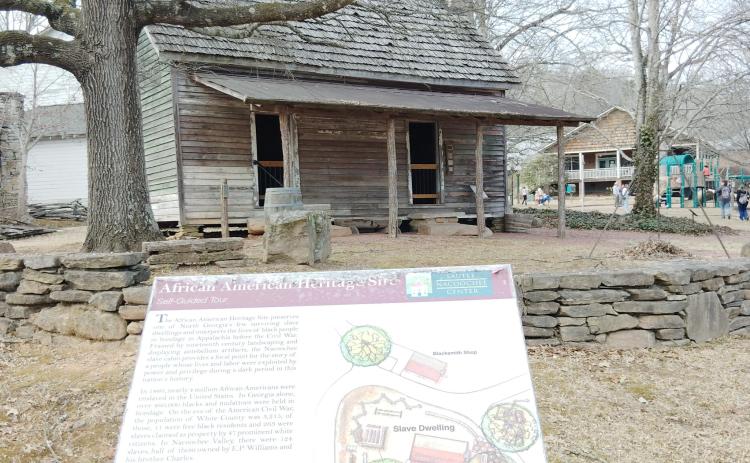 The  African American Heritage Site Cabin is located on the Sautee Nacoochee Center campus, 283 Highway 255 North in Sautee Nacoochee. FILE PHOTO 