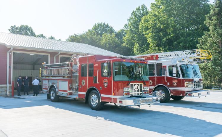 Fire Station No. 9 responded to a mountain rescue call hours after being put into operation. SUBMITTED PHOTO