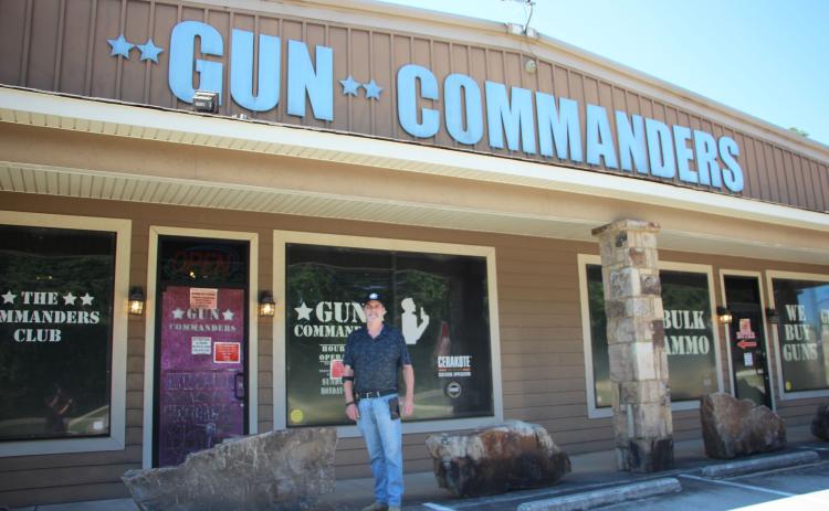 Gun Commanders owner Mike Carter stands outside the Cleveland store. Carter purchased a private Flock camGun Commanders owner Mike Carter stands outside the Cleveland store. Carter purchased a private Flock camera as an additional security measure for the business. The camera was mounted outside the store and covered following public backlash. CARLY HENDERSON/WCN