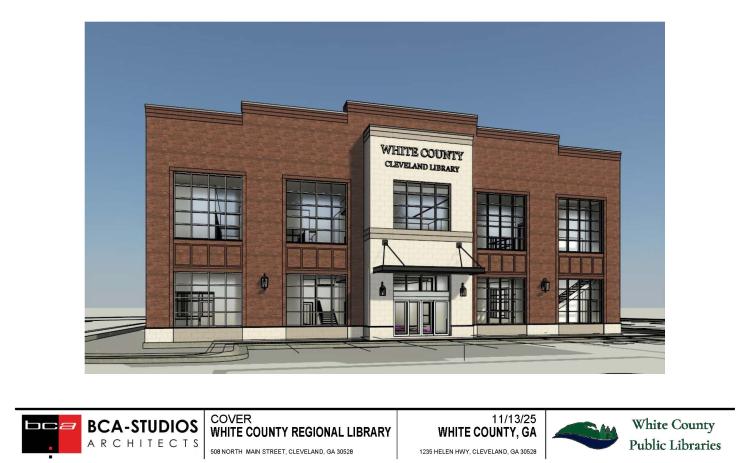 Last year the county released this rendering of what the future library in Cleveland could look like. FILE PHOTO