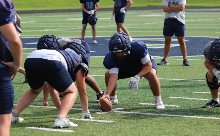 Mikey Moreno is one of the linemen the Warriors will be leaning on this season. MARK TURNER/WCN