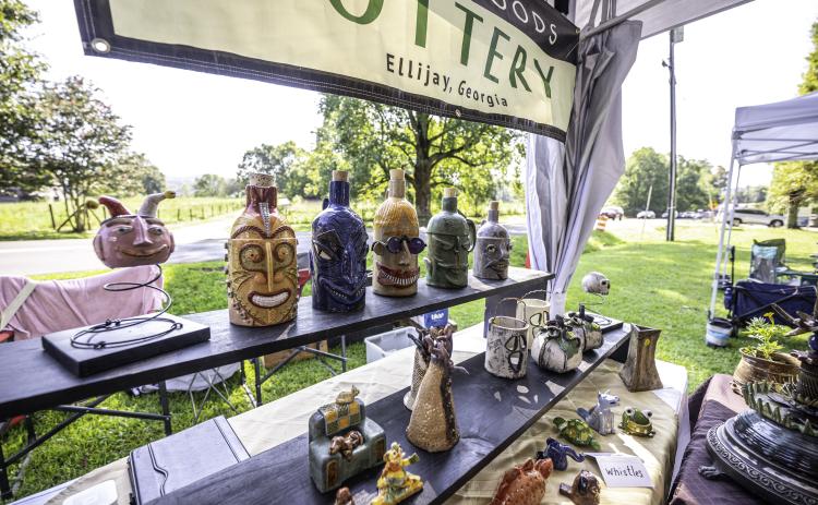 Traditional-style face jugs and other types of pottery, along with a range of art mediums, will be displayed at this year's upcoming Folk Pottery & Arts Festival in Sautee Nacoochee. SUBMITTED  PHOTOS