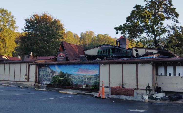 Cowboys and Angels, one of Helen's most crowd-pleasing restaurants, was damaged by fire on Oct. 15. DENISE ETHERIDGE/WCN