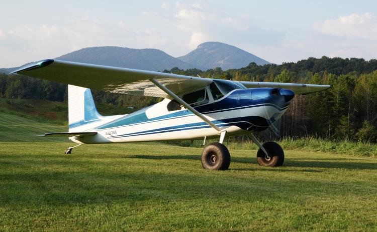 Wyatt Bass took this photo of White County native Ronny Bass' 1955 Cessna 180 Skywagon at Mountain Air Park on Sept. 18, 2025. Slice of Life photos run in black and white on page 4A of the print White County News, and in color on the newspaper’s website.